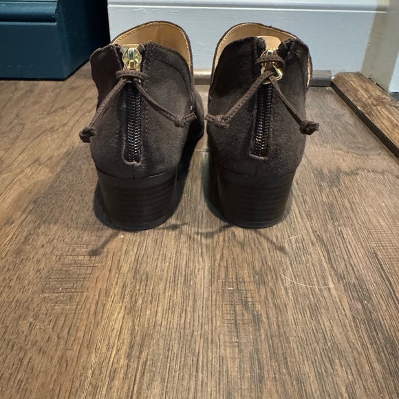 Kenneth Cole Chocolate Suede Ankle Booties - Picture 3 of 7